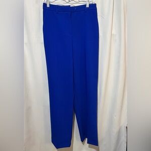 Joie Royal Blue Straight Leg Pants Career Office NWT Size 4